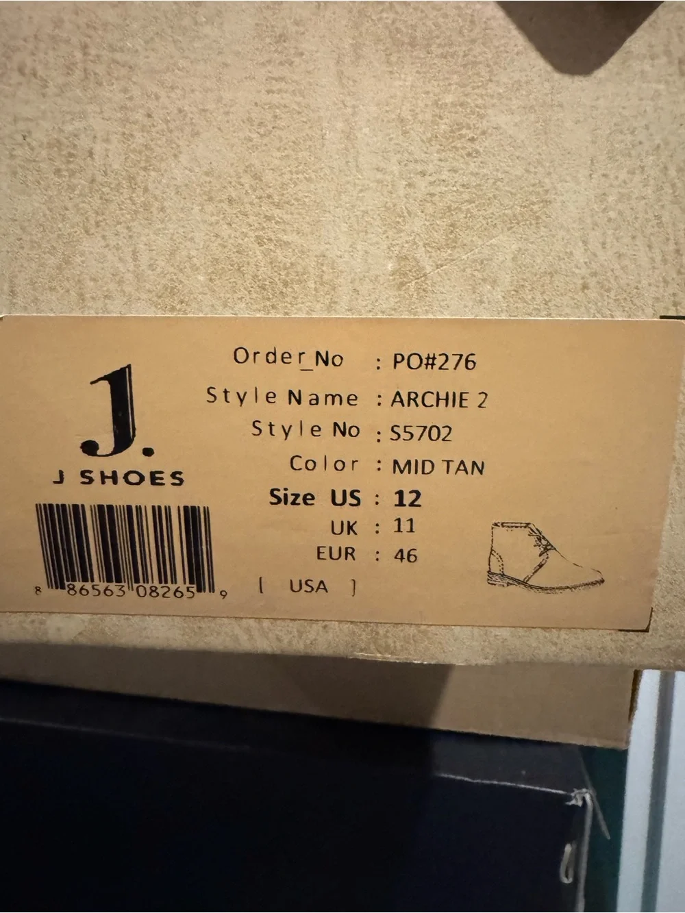 J Shoes Men's Suede Chukka Boots in Brown